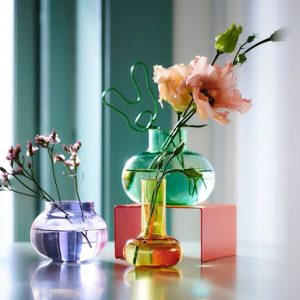 IKEA イケア 新商品 シャーレク 花瓶3点セット マルチカラー