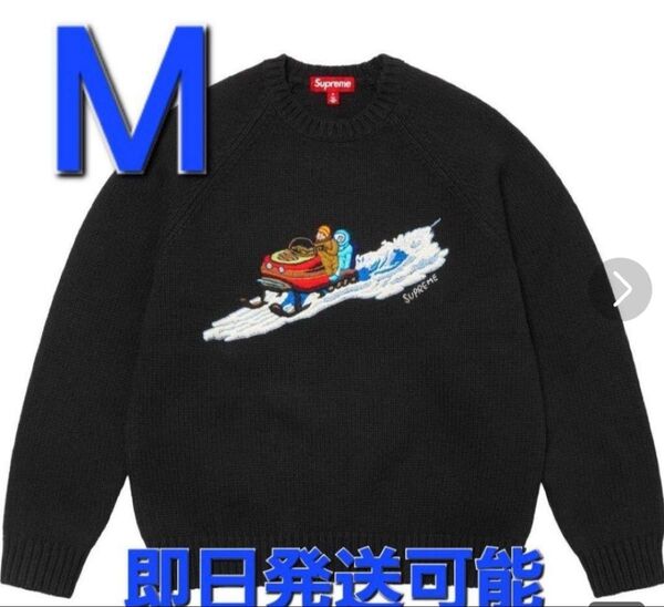 Supreme Snowmobile Sweater M Black セーター
