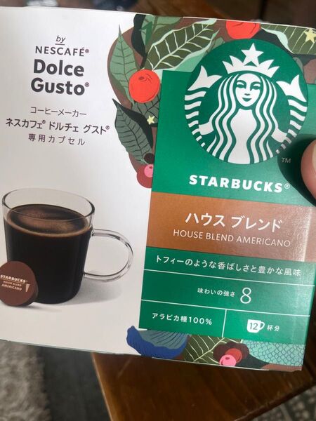 ネスカフェ ドルチェグスト専用カプセル スターバックス ハウスブレンド 12杯分 スターバックス