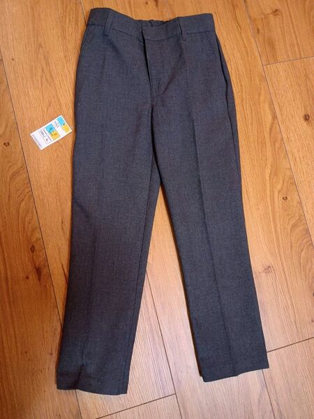 新品【イギリス購入】フォーマルパンツ スラックス グレー 122cm