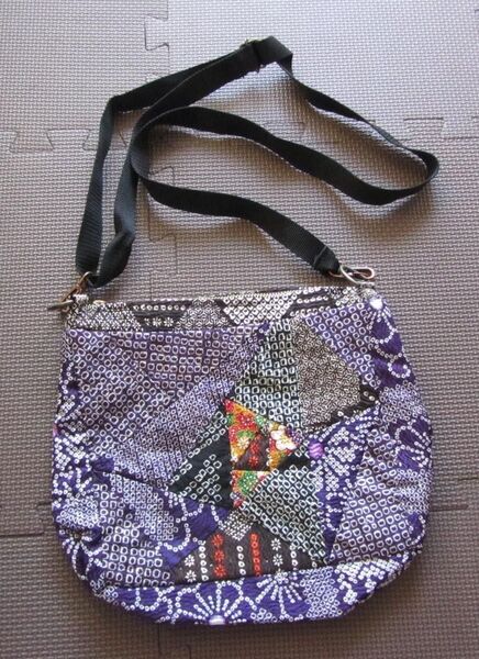【ハンドメイド】パッチワーク ショルダーバッグ 1005