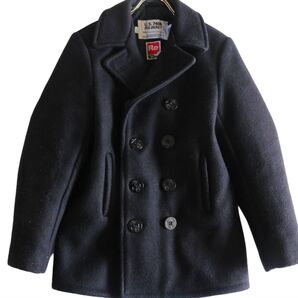 【Schott】美品 アメリカ製 U.S.740N PEA JACKET 黒★