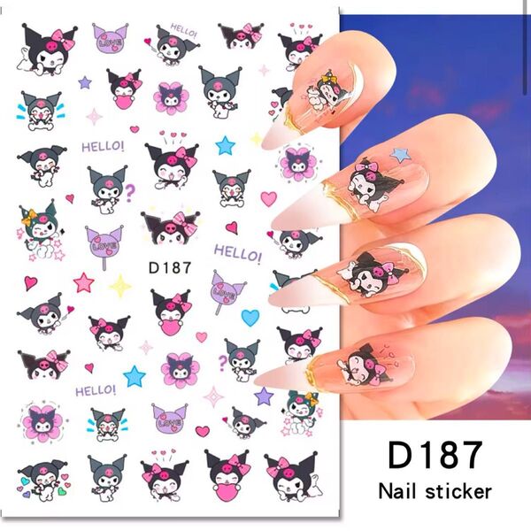 D187 ネイルシール ネイル ステッカー キャラクター クロミ