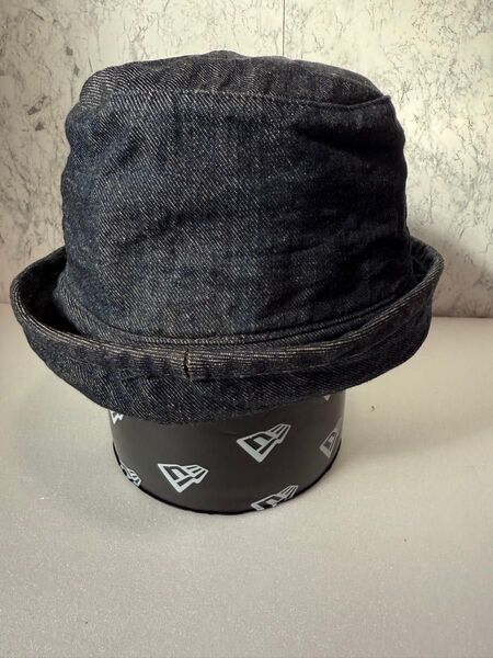 早い者勝ち【特別最安値品】DENIMデニムバケットハットセーラーブリム