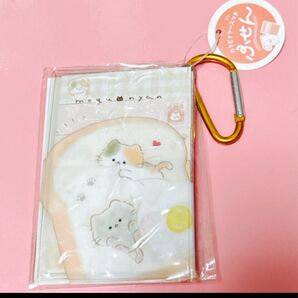MOGUNYAN カラビナケース付きふせん 210387 ファンシー ねこ