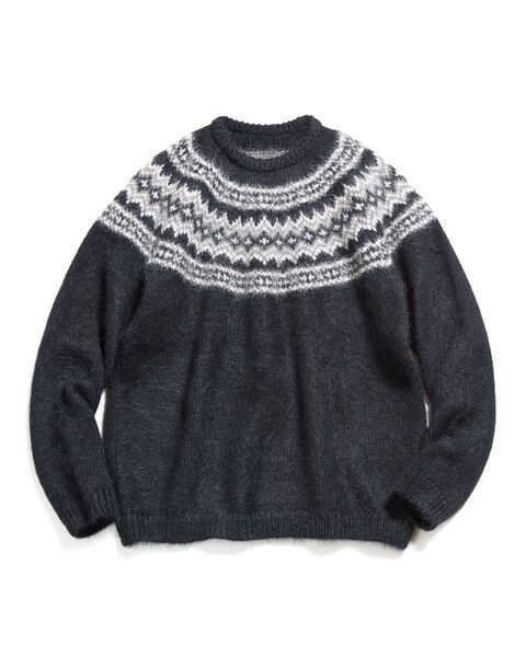 uniform experiment MOHAIR NORDIC CREWNECK KNIT ノルディック サイズ2