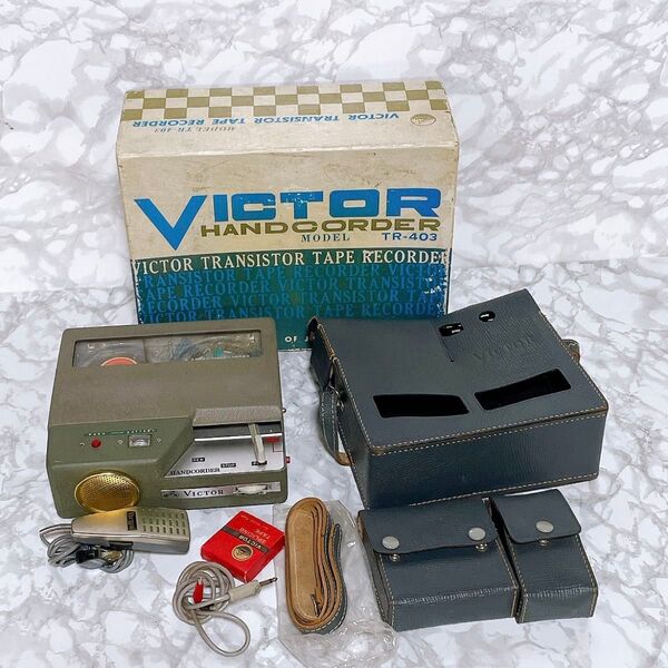Victor TR-403トランジスタテープレコーダー HANDCORDER Victor オープンリール オープンデンスケ