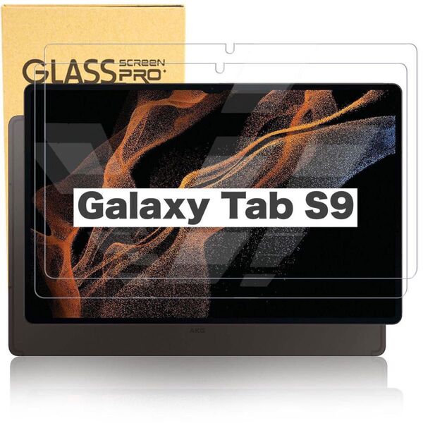 GalaxyTabS9 タブレット 保護フィルム 2枚 ガラスフィルム