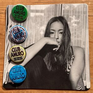 値下げしました。レア安室奈美恵ファンクラブバッチ 未使用