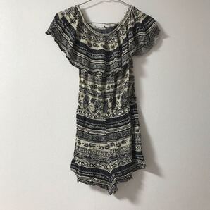 ザラ pull&bear zara ジャンプスーツ 花柄 S