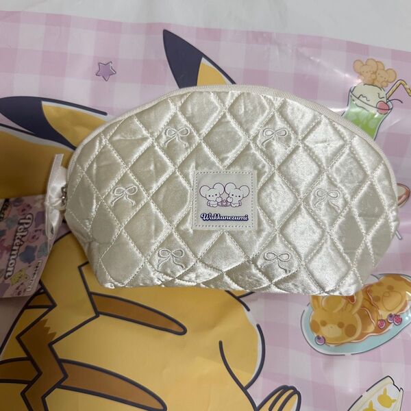 ポケモン ワッカネズミ キルティングポーチ