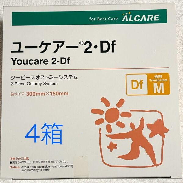 ユーケアー 2・D f 透明 M 4箱