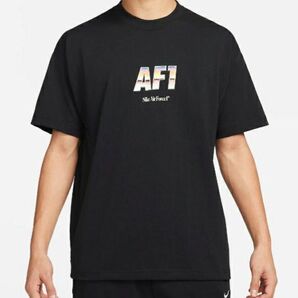 NIKE AIR FORCE 1 BLACK TEE SHIRT ナイキ エア フォース ワン ブラック Tシャツ
