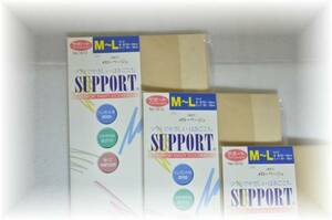 [ free shipping ] * support bread -stroke *3 sheets set * light beige *M~L*