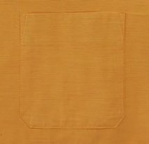 【日本製】INED　サイズ2　イネド　長袖シャツ　オレンジ　シャツ　レディース　綿100％　重ね着　春色　古着　＃1575_画像5