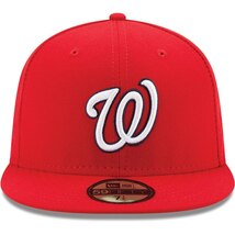 USA正規品 「8」 新品 Newera ニューエラ 公式 オンフィールド 59FIFTY ワシントン NATIONALS ナショナルズ Game 赤 MLB メジャー_画像2