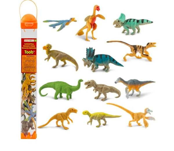 フィギュア 恐竜 新品未使用 Safari TOOBS サファリ チューブ 羽毛恐竜 681904