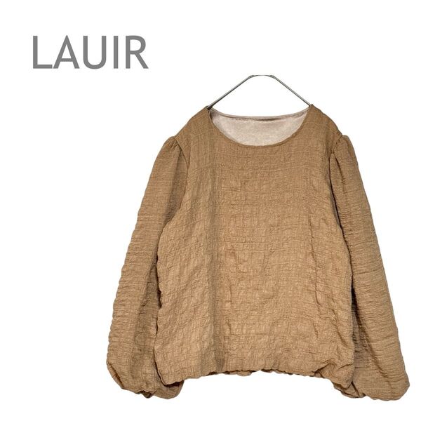 LAUIR/ラウアー 長袖プルオーバーブラウス ボリュームスリーブ トップス