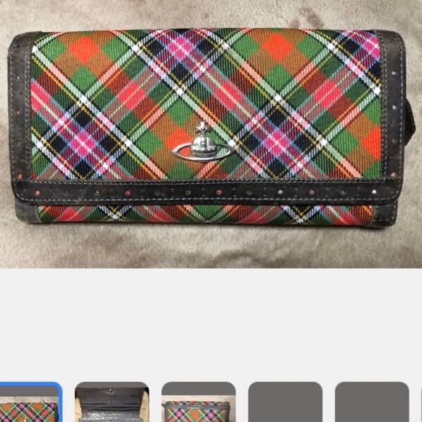 ヴィヴィアン ウェストウッド 長財布 ウォレット Vivienne Westwood チェック柄
