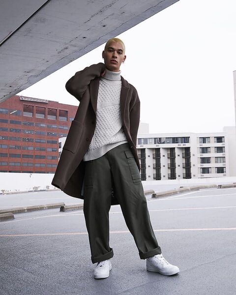 新品★定価22000円★NIKE CABLE KNIT TURTLENECK★ケーブル ニット タートルネック セーター★サイズL