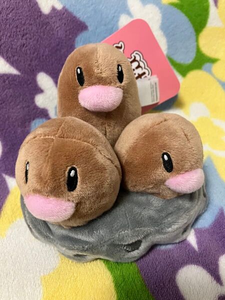 ダグトリオ ポケモンfit ぬいぐるみ ポケットモンスター