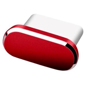 iPhone アンドロイド コネクタカバー コネクタキャップ USB-C Type-C用 レッド