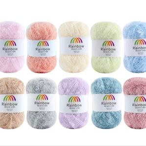 「値下げ」(編み図付き)韓国 スセミ たわし 糸 10個セット