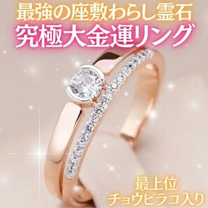 究極大金運リング 座敷わらし 開運 幸運 御守り 占い 財運 仕事運 商売繁盛 チョウピラコ 龍神 覚醒 護符 成就 恋愛運健康運