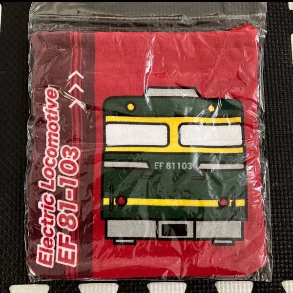 新品 京都鉄道博物館 タオル 巾着 M 電車 鉄道 男の子 コップ袋 給食袋 タオル巾着 箸袋