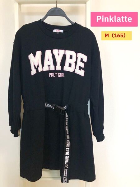 【クーポン対象】★Pinklatte★ ワンピース M(165) 黒