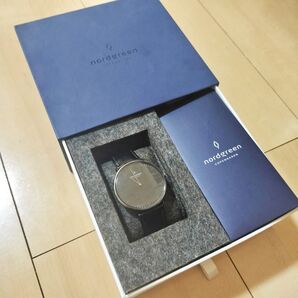 nordgreen native 40mm 腕時計 北欧ブランド ブラック×ガンメタ