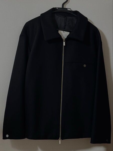 【PUBLIC TOKYO】新品タグ付き メルトンジップブルゾン ブラック