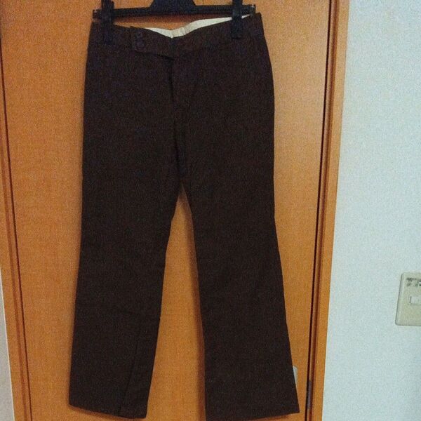 GAP ブーツカットパンツ 茶色 サイズ4 コットン97%