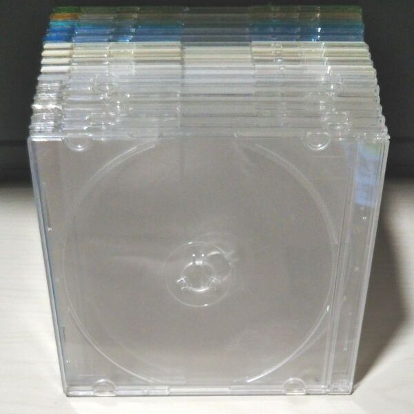 CD-R DVD BR プラスチック空ケース 16枚セット