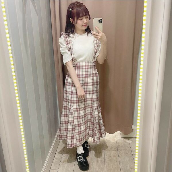evelyn ポイントサス付きマーメイドスカート