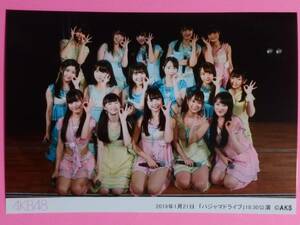 AKB48 2019 1/21 18:30 「パジャマドライブ」 劇場公演 生写真 L版
