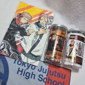 【呪術廻戦】インクジェットフェイスタオル&ボトル入りTシャツ★虎杖悠仁★両面宿儺