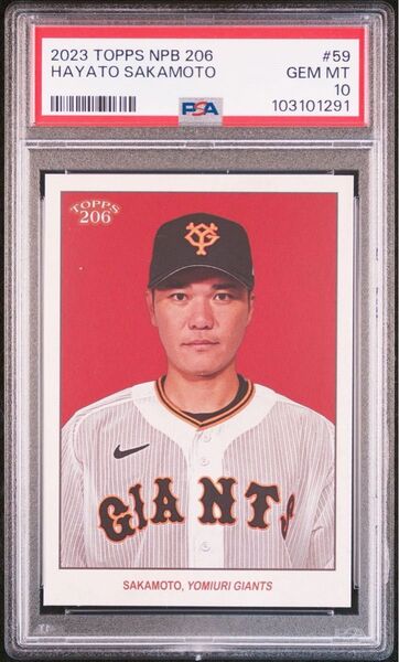 【PSA10】TOPPS NPB 206 坂本勇人 巨人 ジャイアンツ