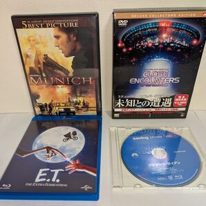 【スピルバーグセット】未知との遭遇 ミュンヘン E.T. プライベート・ライアン