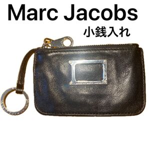 MARC JACOBS マイクジェーコブス 小銭入れ マチなし コインケース レザー ブラック 財布