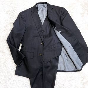 【美品】西武 メンズ スーツ セットアップ 3ピース