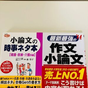 【作文・小論文】こう書けば内定が取れる! 小論文の時事ネタ本 2冊セット 新品♪