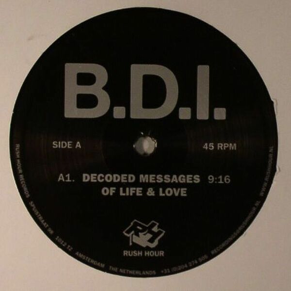 新品未使用 B.D.I/Decoded Messages Of Life & Love 12inchレコード　送料無料 (0115)