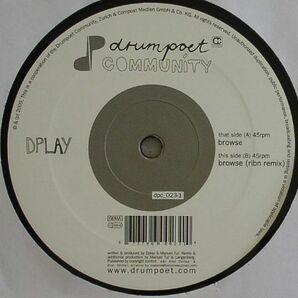 新品未使用 Dplay / Browse EP　 12inchレコード　送料無料 (0181)