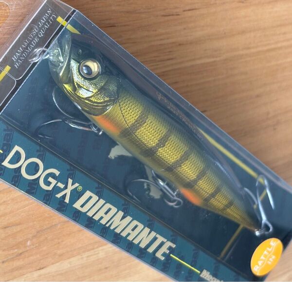 新品 Megabass メガバス DOG-X DIAMANTE RATTLE ドッグX ディアマンテ WAGIN PEACOCK