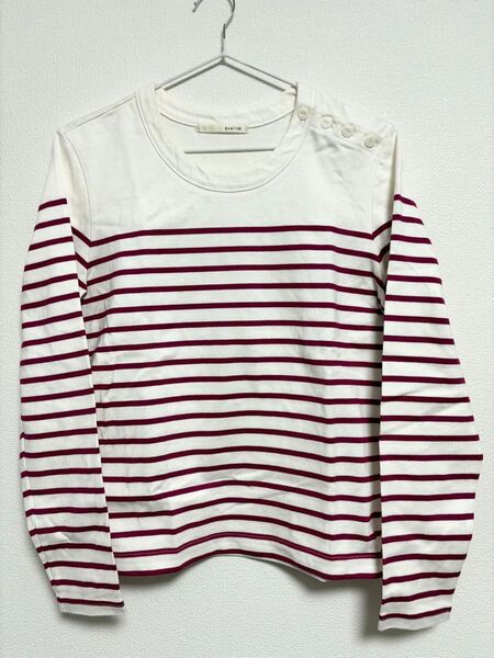 カリテ qualite ボーダー長Tシャツ