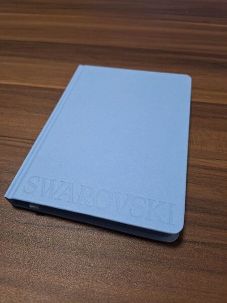 さらに値下げ!【新品】★スワロフスキー SWAROVSKI 2024 ホリデーノベルティ ノート 水色 スワロフスキー付