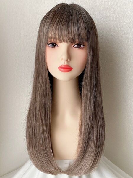新品 フルウィッグ ロングストレート グラデーション 耐熱 かつら ウィッグ