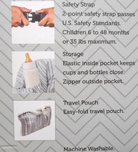 新品 BABY LOUNGE Luxe カート カバー プロテクター 赤ちゃん 幼児用 6か月～4歳 15kgまで ショッピングカート ハイチェアーなどに_画像7