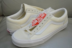 新品未使用 Vans ヴァンズ Style 36 (Vintage Sport) Classic White / Blanc De Blanc VN0A3DZ3VTB 白 US11 29センチ